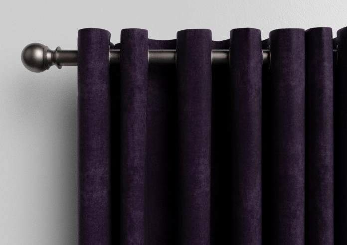 Faux Suede, Purple - Made to Measure Curtains - Image 12